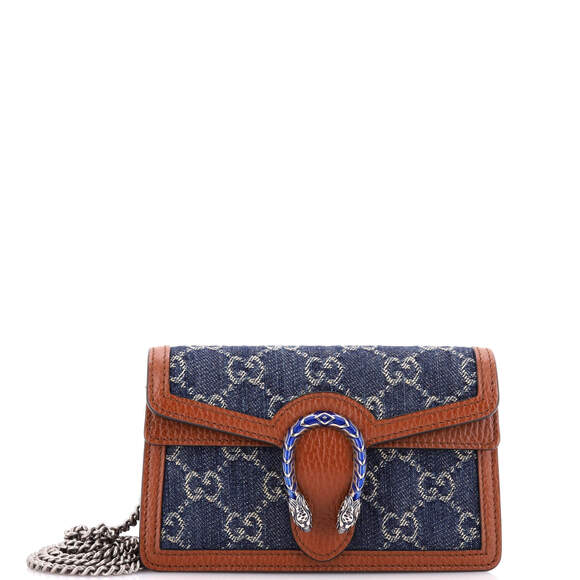 Gucci Super Mini Dionysus Bag GG Denim